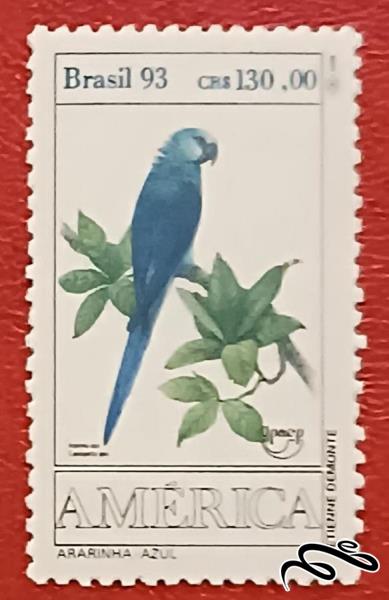 تمبر باارزش ۱۹۹۳ برزیل / طوطی (۹۲)۶