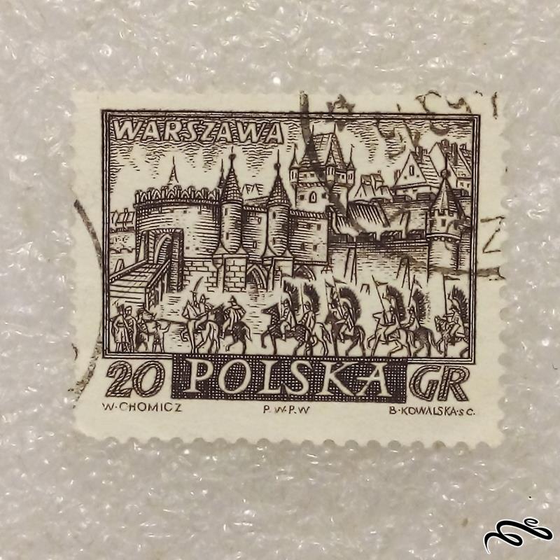 تمبر ارزشمند قدیمی کلاسیک کمیاب لهستان (96)7