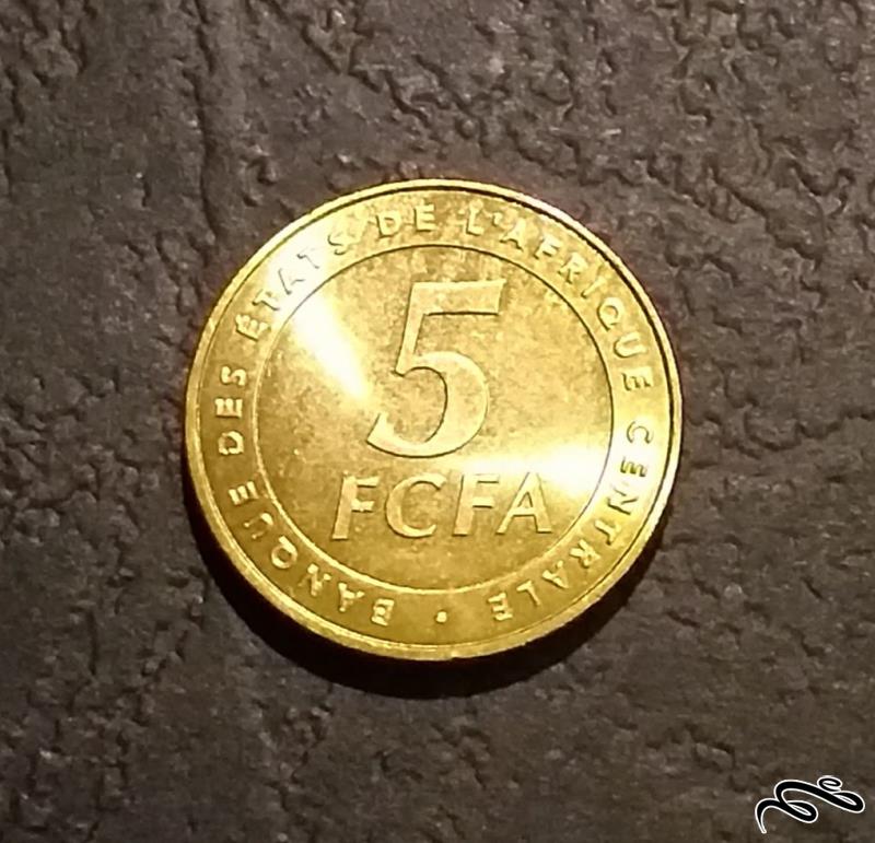 سکه 5 فرانک آفریقای مرکزی 2006
