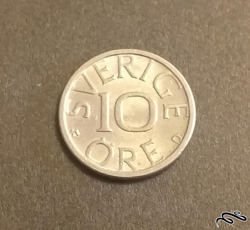 سکه ۱۰ اوره سوئد ۱۹۸۹