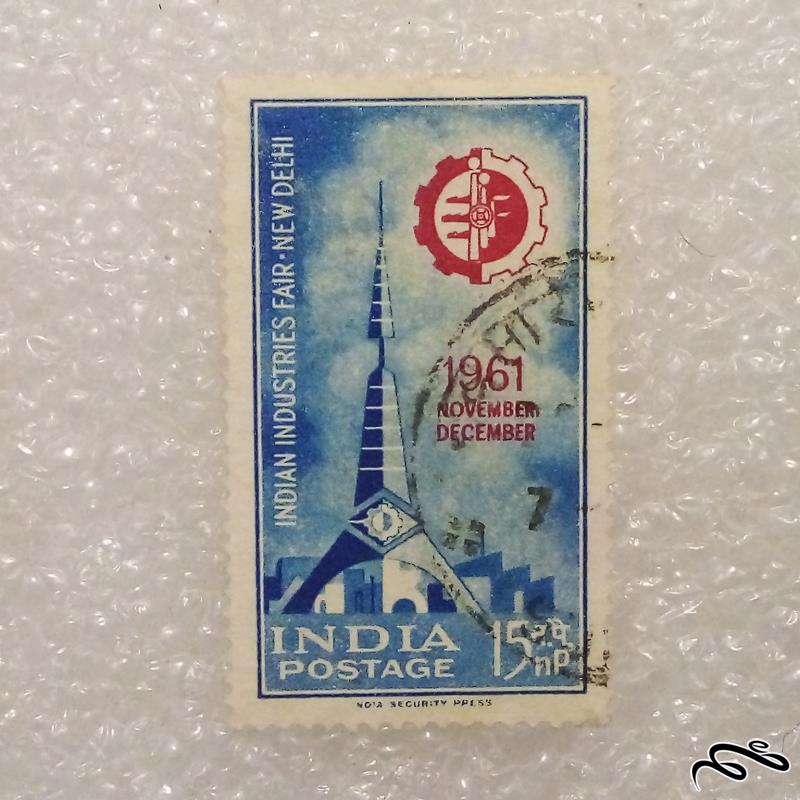 تمبر باارزش قدیمی 1961 هند . دهلی نو . باطله (98)1