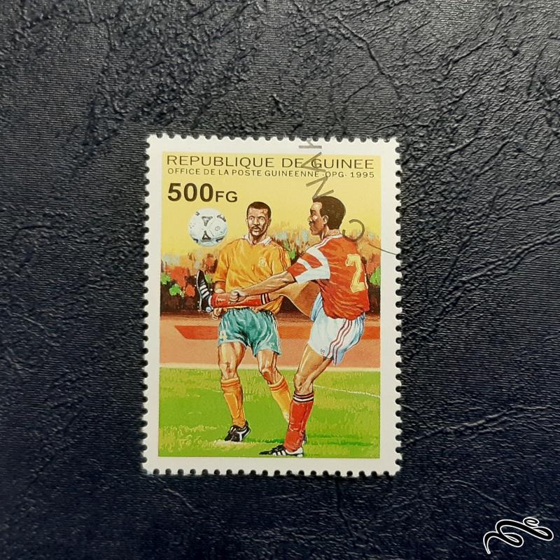 تمبر  فوتبال - گینه 1995