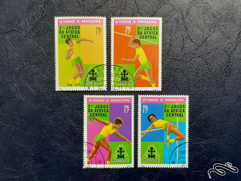 سری تمبر بازی‌های جشنواره افریقا 1981
