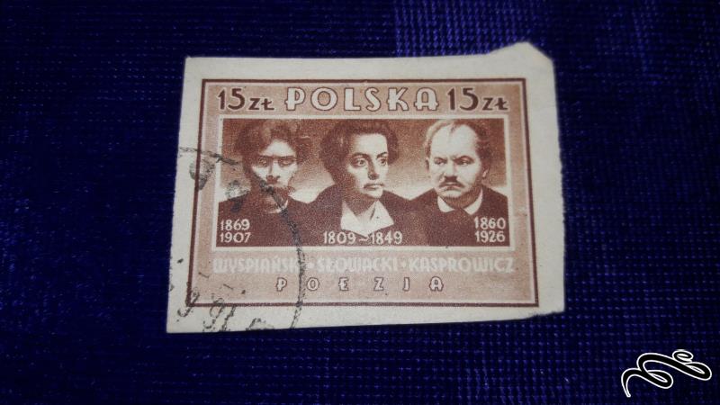 تمبر خارجی کلاسیک و قدیمی لهستان