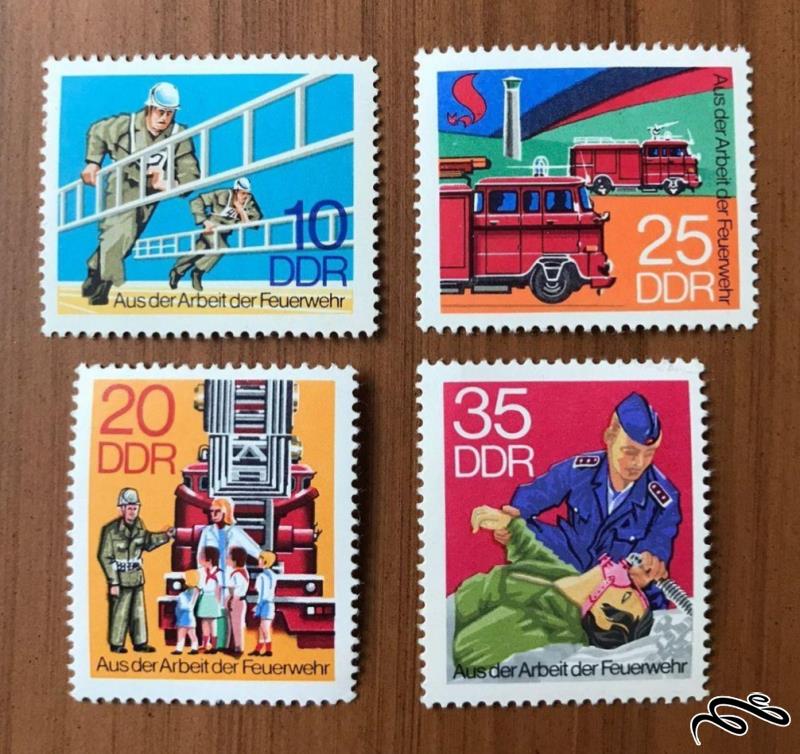 سری چهار عددی تمبرهای کمیاب آلمان شرقی