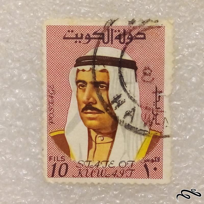 تمبر زیبای باارزش قدیمی 1969 امیر کویت . باطله (96)2