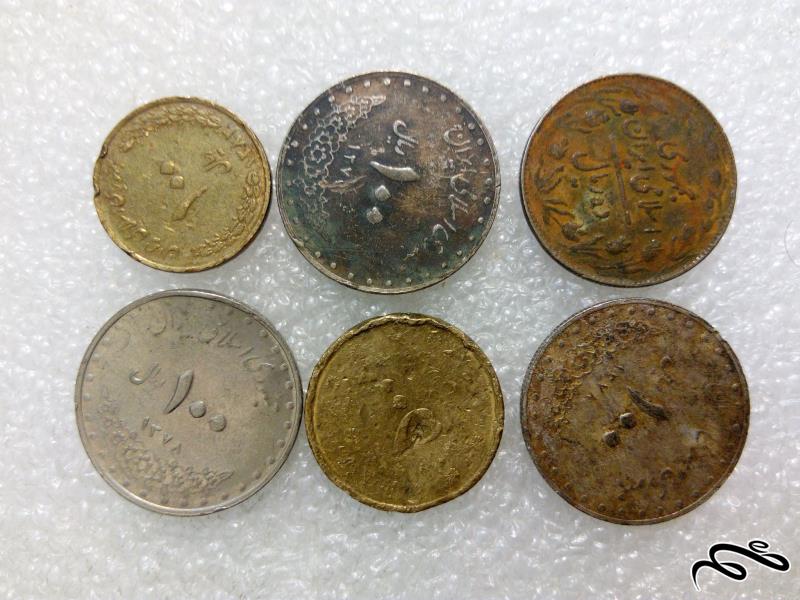 6 سکه زیبای مختلف تومنی جمهوری (2)248