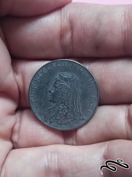 سکه زیبای 50کورس ترکیه