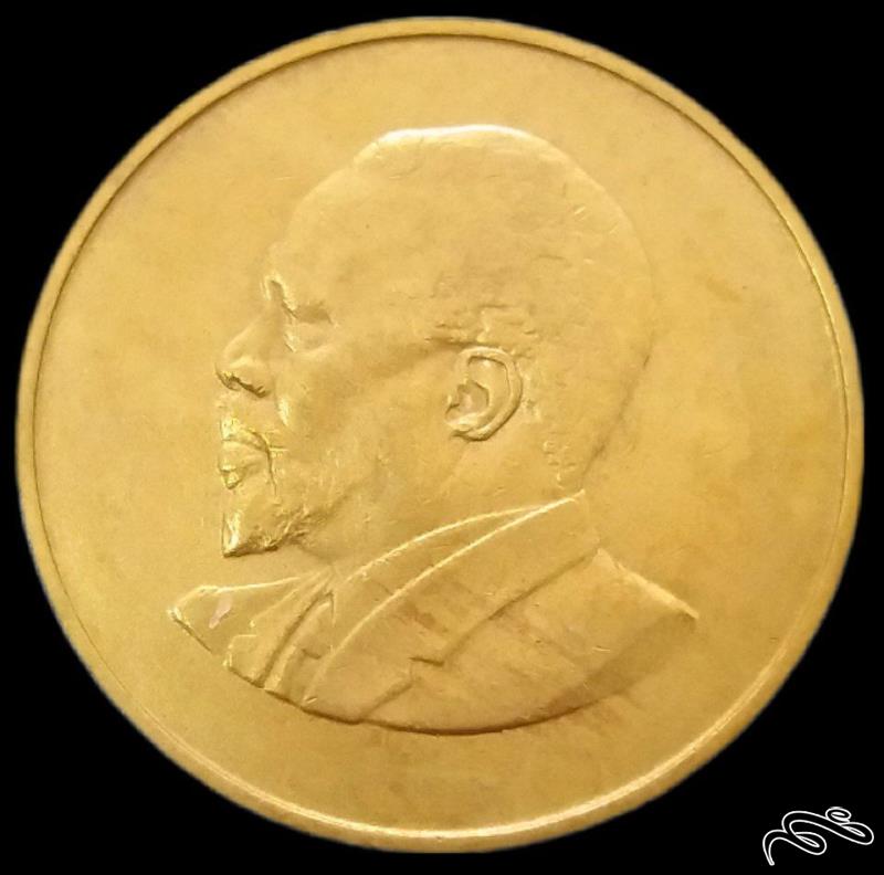 1 شیلینگ درشت و کمیاب 1966 کنیا  (گالری بخشایش)