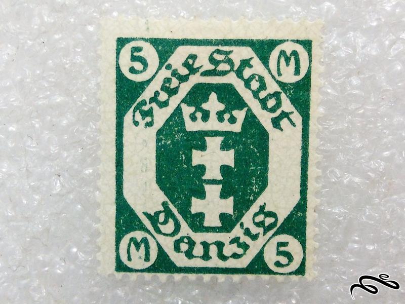 تمبر کمیاب قدیمی ارزشمند المان دانزینگ (97)7