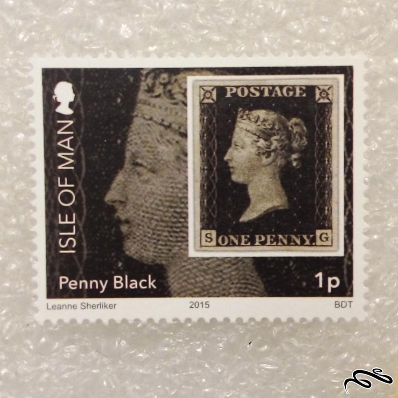 تمبر باارزش 2015 انگلیس یادبود تمبر پنی سیاه (98)9