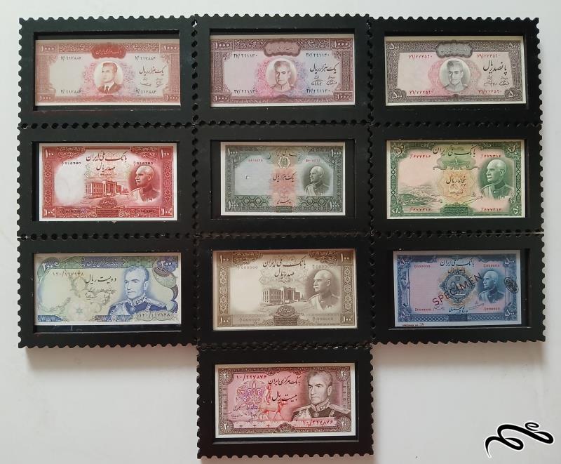 مگنت طرح اسکناس / 10عدد / سایز 9&5