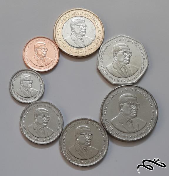 ست کامل سکه های جزایر موریس