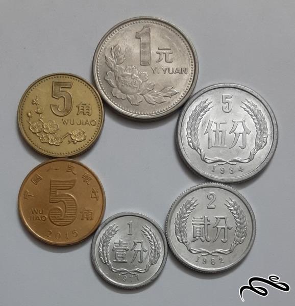 ست کامل سکه های چین