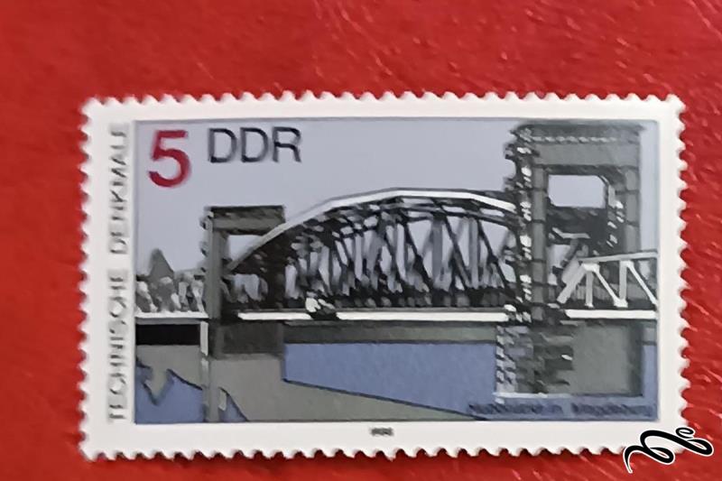 تمبر باارزش ۱۹۸۸ المان DDR . پل (۹۳)۴