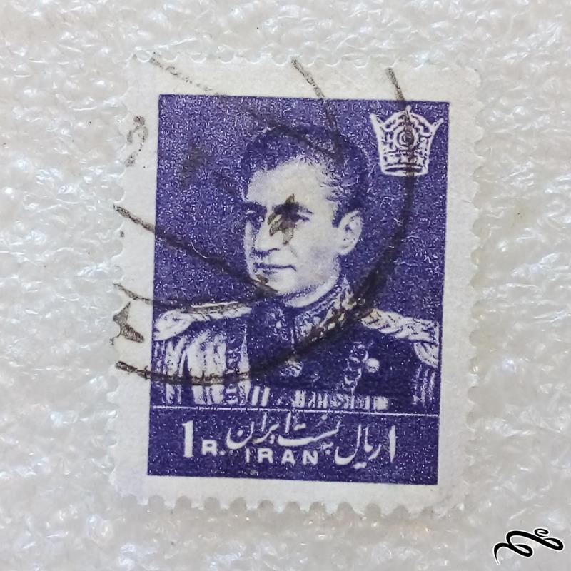 تمبر 1339 پهلوی دهم پستی 1 ریال باطله (92)0