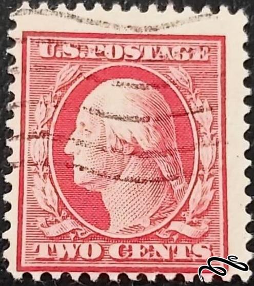 تمبر زیبای قدیمی ۲ سنت امریکا شخصیت (۹۵)۱