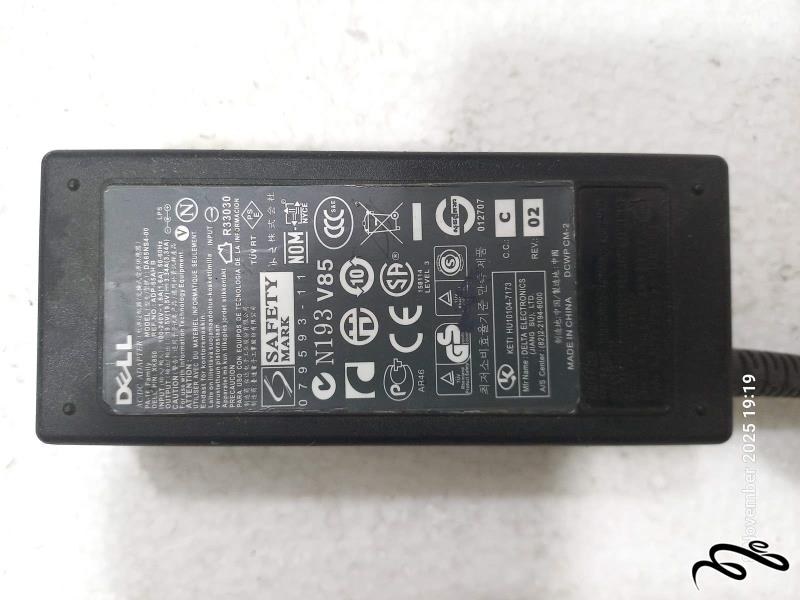 شارژر لپ تاپ دل 19/5 ولت 3/34 آمپر کد 959311