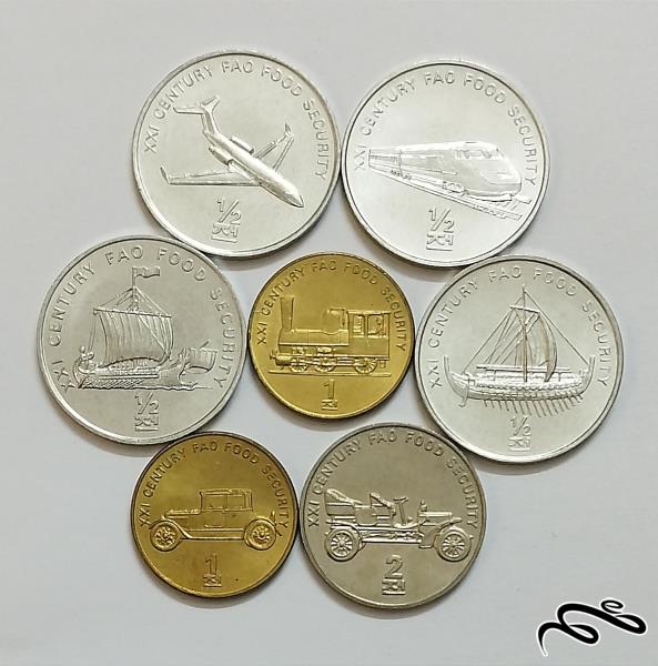 سکه کامل سکه های یادبودی کره شمالی