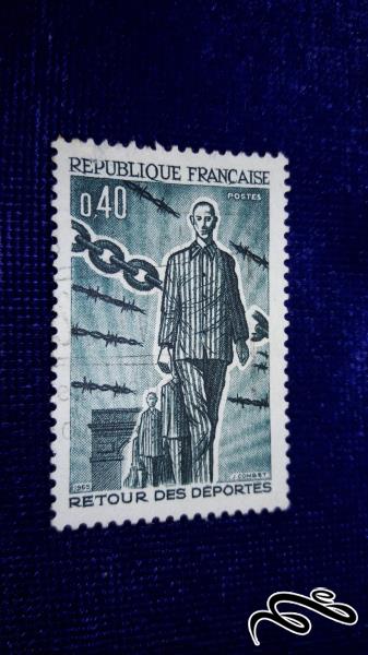 تمبر خارجی کلاسیک و قدیمی فرانسه