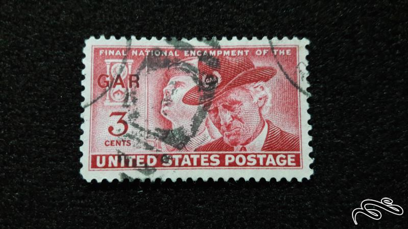 تمبر خارجی کلاسیک و قدیمی جفت ایالات متحده آمریکا
