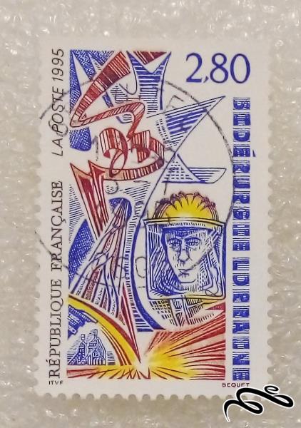 تمبر باارزش کلاسیک 1995 فرانسه نقاشی .باطله (2)0/4