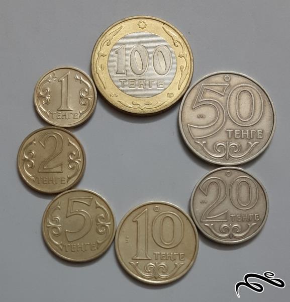 ست کامل سکه های قزاقستان