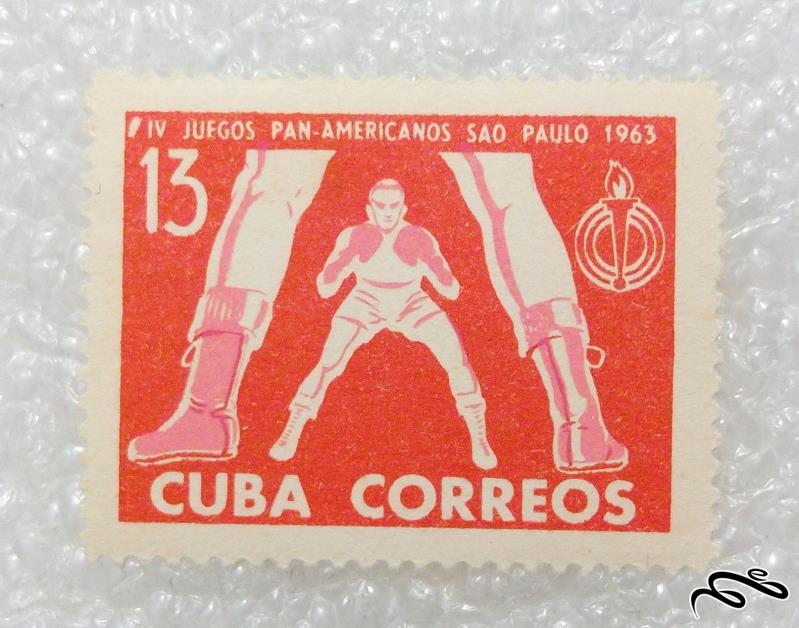تمبر ارزشمند 1963 خارجی کلاسیک کوبا.ورزشی (98)2 F