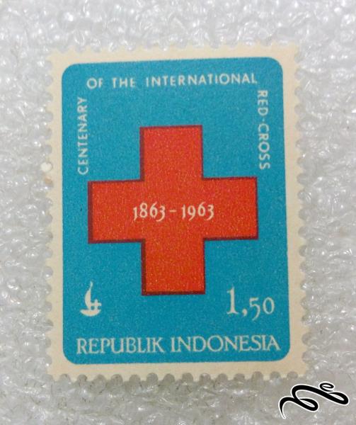 تمبر ارزشمند قدیمی و زیبای خارجی.صلیب سرخ.اندونزی (۹۹)۵