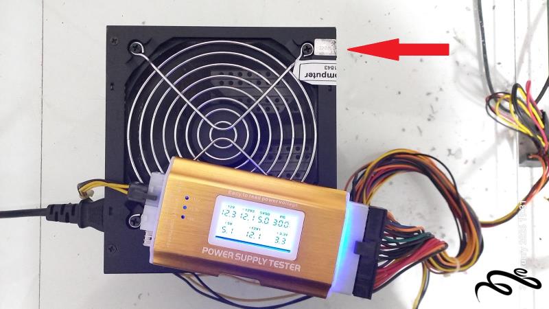 پاور Perfect 500V-F12 فن بزرگ 24 پین پلمب