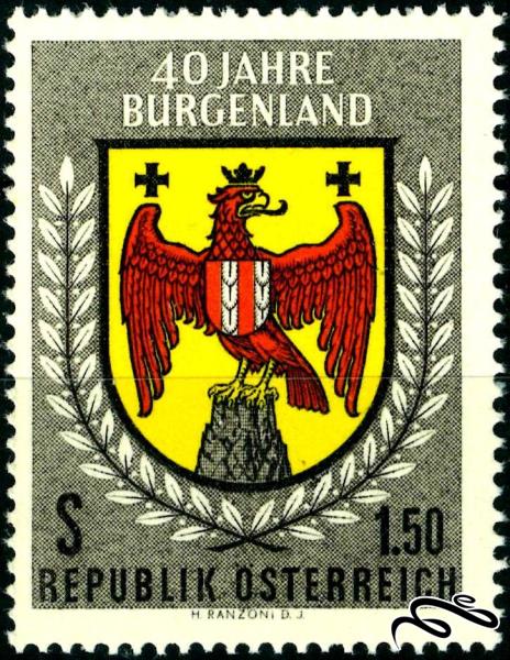 🇦🇹 اتریش 1961 The 40th Anniversary of Burgenland