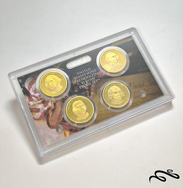 پک پروف سکه های یک دلاری ریاست جمهوری آمریکا