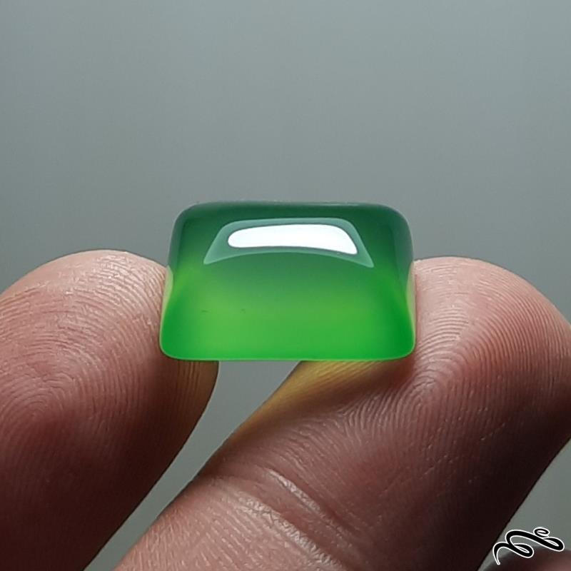 عقیق سبز خوشرنگ آبدار اصل معدنی