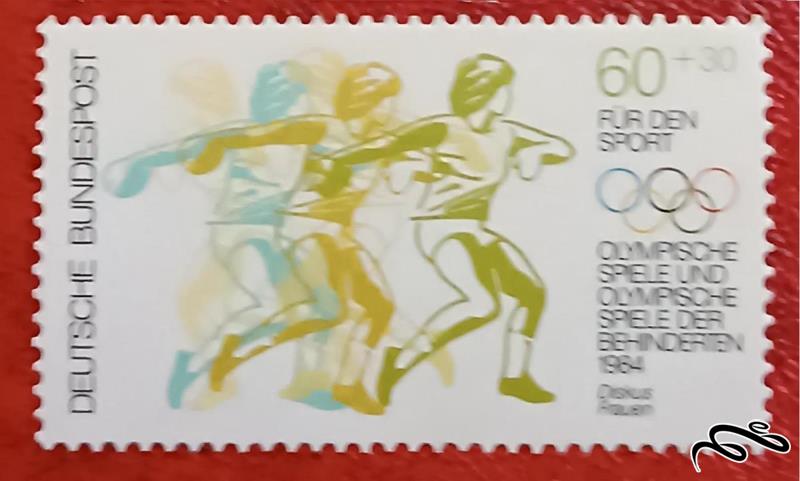 تمبر باارزش قدیمی المپیک 1984 المان . ورزشی (93)7