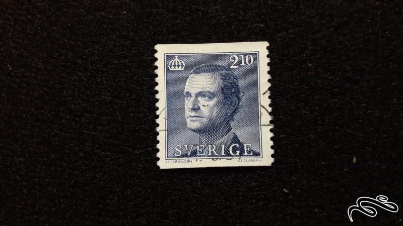 تمبر خارجی کلاسیک و قدیمی سوئد