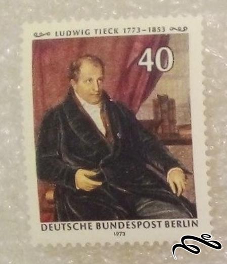 تمبر باارزش قدیمی 1973 المان . برلین . لودویگ تیک (95)1