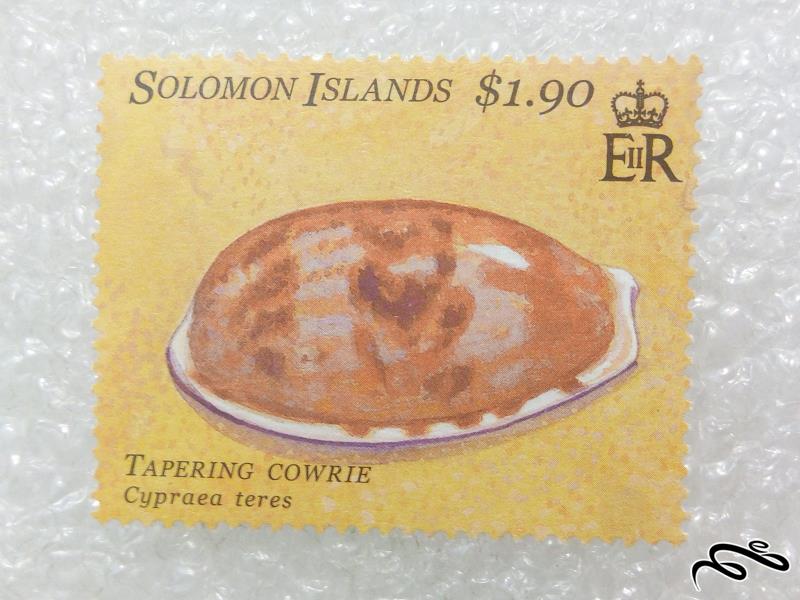 تمبر ارزشمند 1.9 دلاری جزایر سلیمان.صدف (98)3