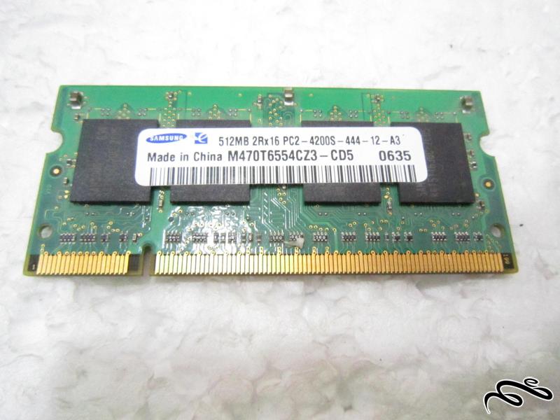 رم Samsung DDR2 512MB 533MHz لپ تاپی