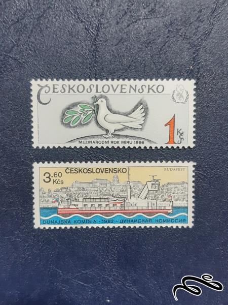 سری تمبر  چکسلواکی - 1982 و 1986