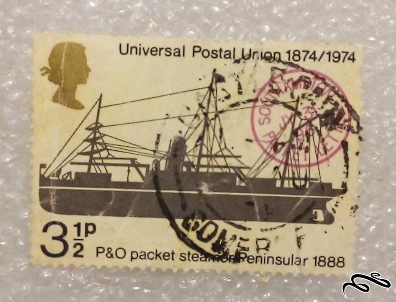 تمبر باارزش ۱۹۷۴ انگلیس . کشتی (۹۶)۲