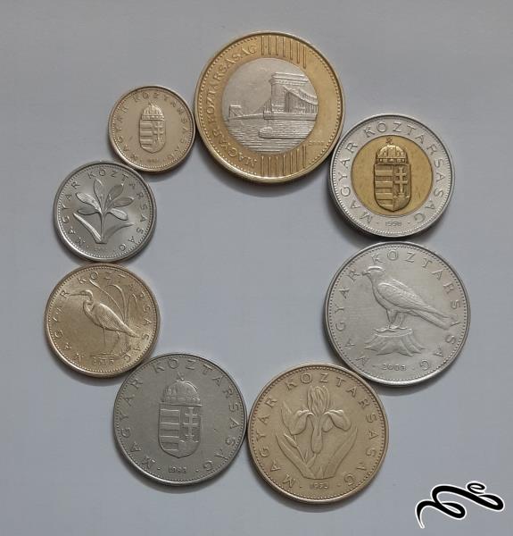 ست کامل سکه های مجارستان
