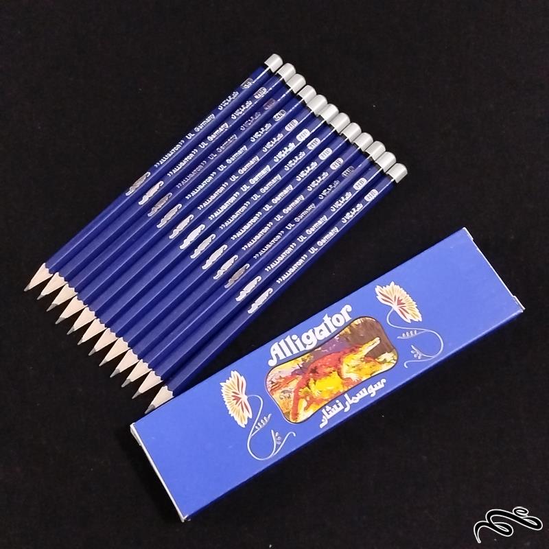 بسته ۱۲تایی مداد مشکی سوسمار نشان اصل آلمان