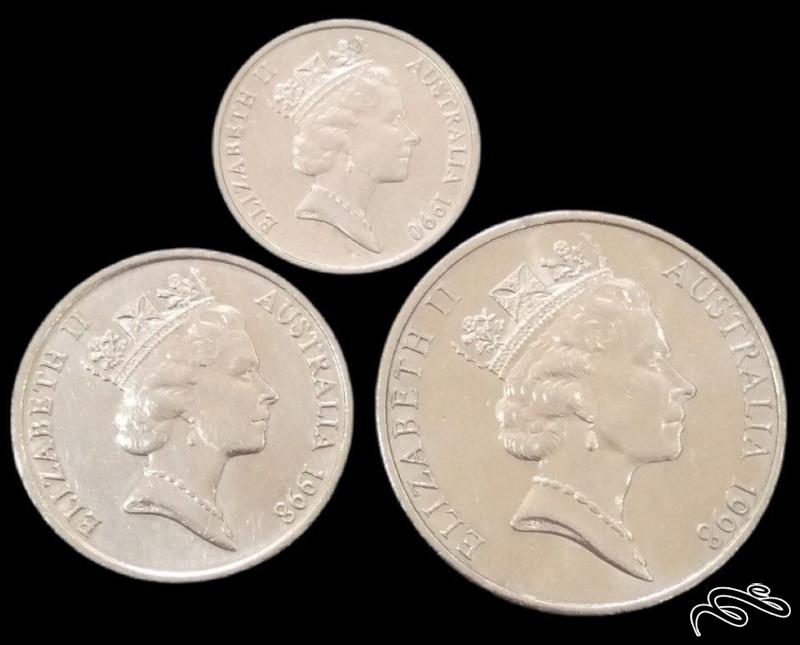 ست 3 عددی استرالیا تاج‌ بلند (گالری بخشایش)