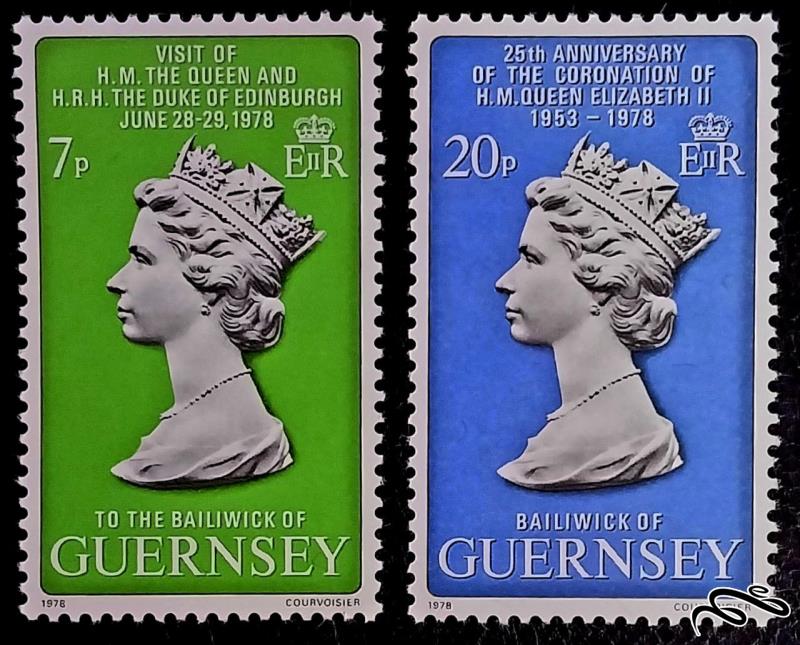 25مین سالگرد تاجگذاری ملکه الیزابت دوم / گرنزی 1978