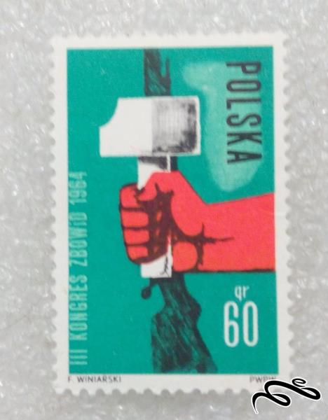 تمبر ارزشمند قدیمی 1964 لهستان.اسلحه (97)8