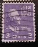 تمبر زیبای قدیمی 3 سنت امریکا شخصیت . باطله  (94)0