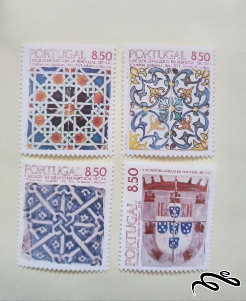 پرتغال 1981 پنج قرن کاشی سری کامل