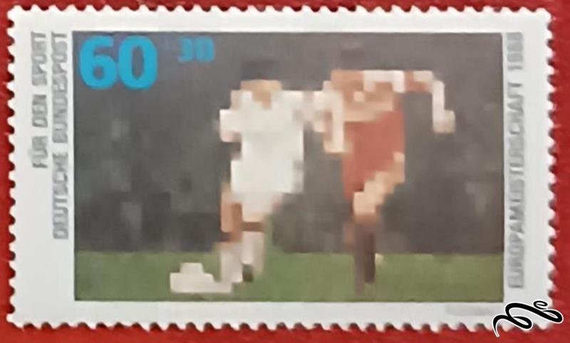 تمبر باارزش قدیمی 1988 المان . فوتبال (93)7