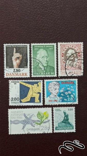 7 تمبر دانمارک (کد 36)