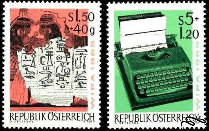🇦🇹 اتریش Vienna International Stamp Exhibition WIPA 1965